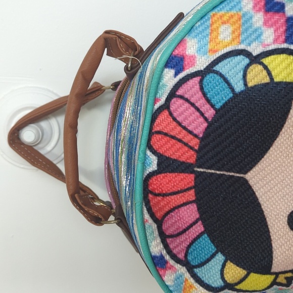 Colorful Patterned Backpack with Cartoon Design - Picture 2 of 4